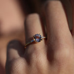 Load image into Gallery viewer, Morgan 7 Morganite Yüzük