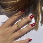 Load image into Gallery viewer, Fortuna Zümrüt Kolye