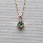 Load image into Gallery viewer, Fortuna Zümrüt Kolye