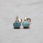 Load image into Gallery viewer, Phaedra Opal Doublet Küpe