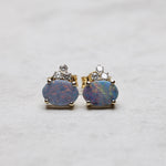 Load image into Gallery viewer, Delia Opal Doublet Küpe