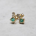 Load image into Gallery viewer, Fortuna Zümrüt Küpe