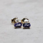 Load image into Gallery viewer, Melissa Tanzanit Küpe