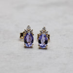 Load image into Gallery viewer, Hera Tanzanit Küpe