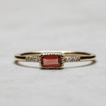 Load image into Gallery viewer, Lilibeth Garnet Yüzük