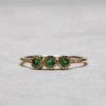 Load image into Gallery viewer, Cyra Tsavorite Yüzük