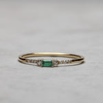 Load image into Gallery viewer, Moneta Zümrüt Yüzük