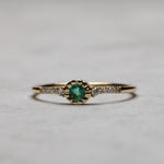 Load image into Gallery viewer, Poena Zümrüt Yüzük