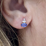 Load image into Gallery viewer, Melissa Tanzanit Küpe