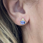 Load image into Gallery viewer, Chloe Tanzanit Küpe