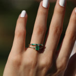 Load image into Gallery viewer, Electra Zümrüt Yüzük