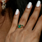 Load image into Gallery viewer, Dido Zümrüt Yüzük