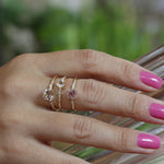 Load image into Gallery viewer, Morgan 7 Morganite Yüzük