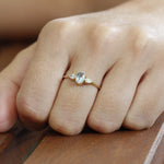 Load image into Gallery viewer, Selene Aquamarine Yüzük