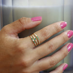 Load image into Gallery viewer, Fides Zümrüt Yüzük