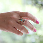 Load image into Gallery viewer, Marciana Zümrüt Yüzük