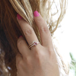 Load image into Gallery viewer, Morgan 6 Morganite Yüzük