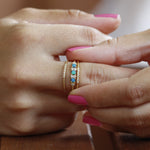 Load image into Gallery viewer, Burgu Desenli Pırlanta Yüzük