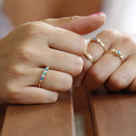 Load image into Gallery viewer, Marilla Opal Doublet Yüzük