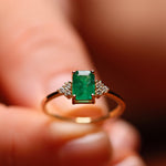 Load image into Gallery viewer, Eos 5 Zümrüt Yüzük