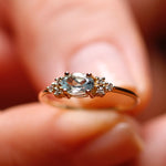 Load image into Gallery viewer, Hera Aquamarine Yüzük