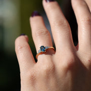 Hestia London Blue Topaz Yüzük