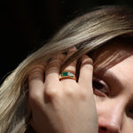 Load image into Gallery viewer, Diana Zümrüt Yüzük #528