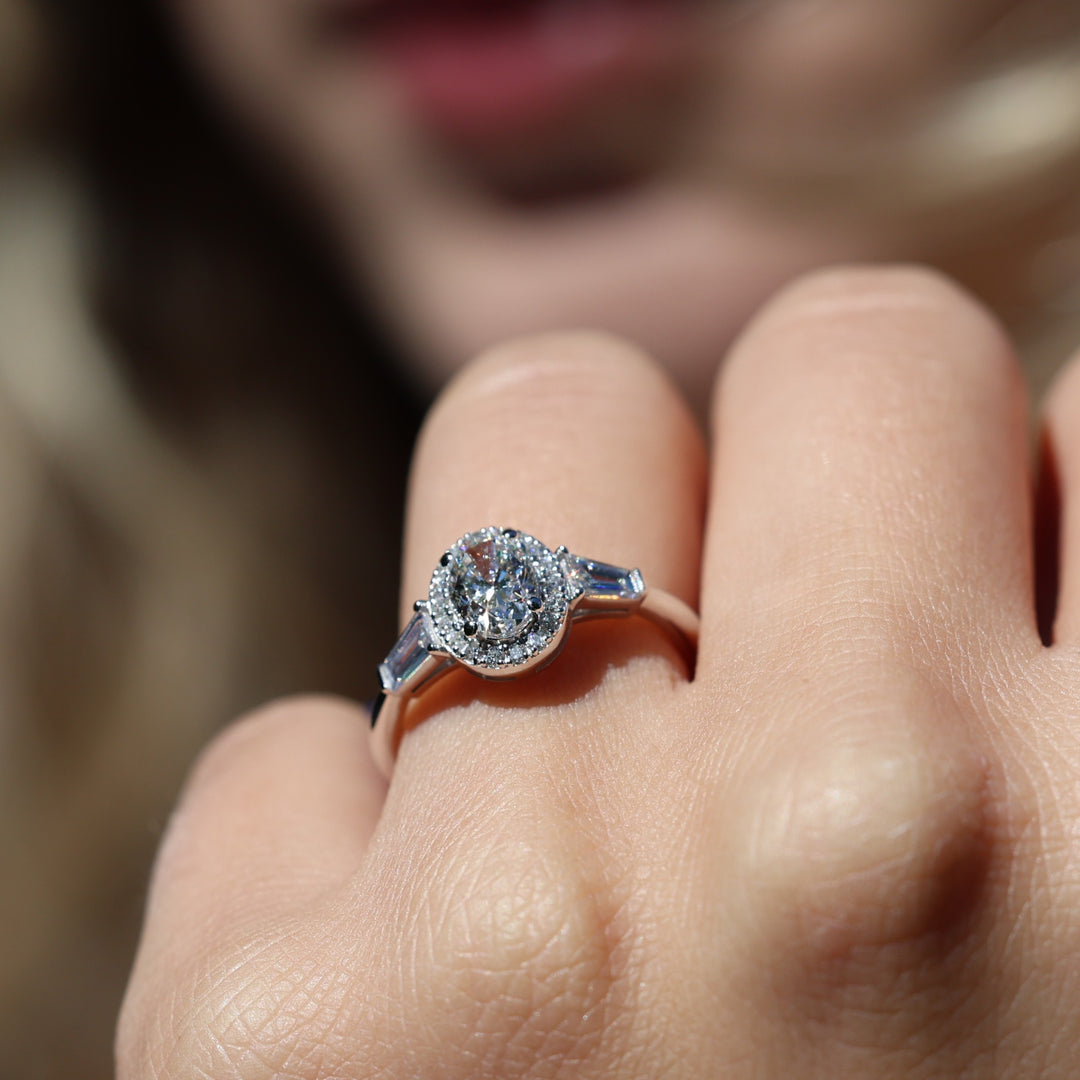 Mare Halo GIA Sertifikalı Pırlanta Yüzük #549