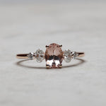 Load image into Gallery viewer, Melissa 70 Morganite Yüzük
