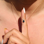 Load image into Gallery viewer, Hera London Blue Topaz Kolye
