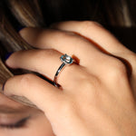 Load image into Gallery viewer, Olympia Aquamarine Yüzük #550