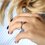 Load image into Gallery viewer, Olympia Aquamarine Yüzük #550