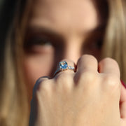 Britt 9 Aquamarine Yüzük