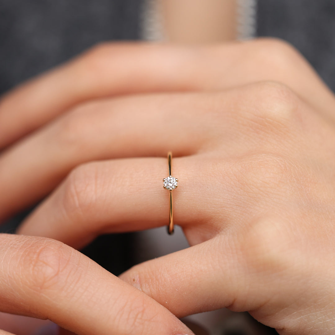 Acacia 15 Yuvarlak Pırlanta Yüzük