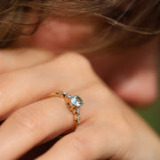 Dorian 70 Aquamarine Topaz Yüzük