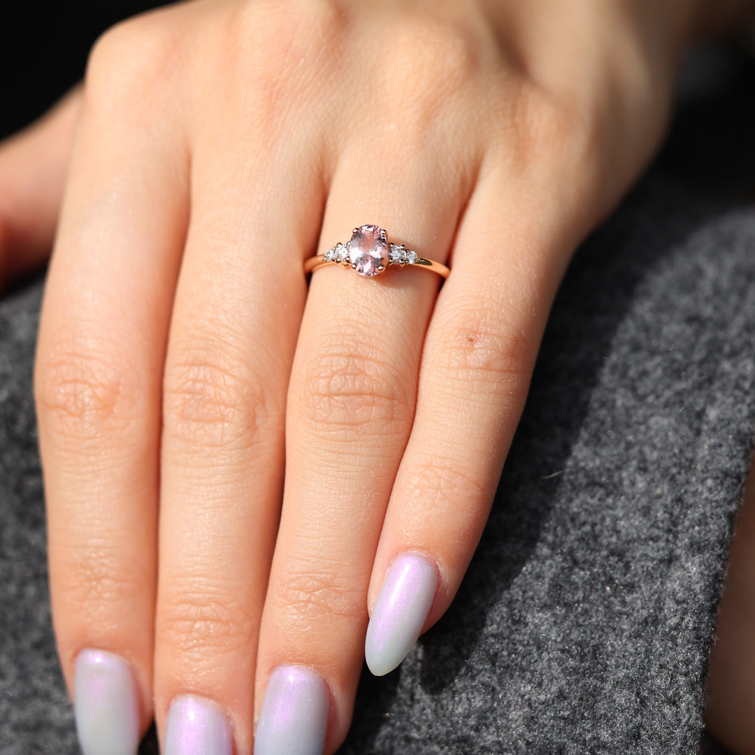 Hestia Grande Morganite Yüzük