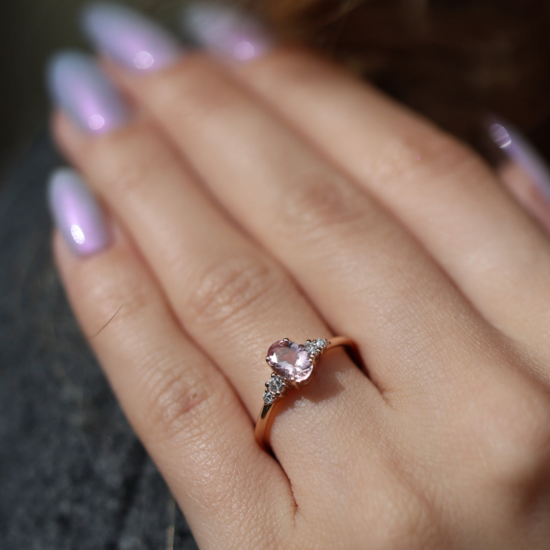 Hestia Grande Morganite Yüzük
