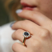 Elenaor Safir Yüzük