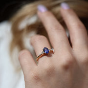 Callisto Tanzanit Yüzük