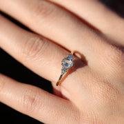 Hestia Sky Blue Topaz Yüzük