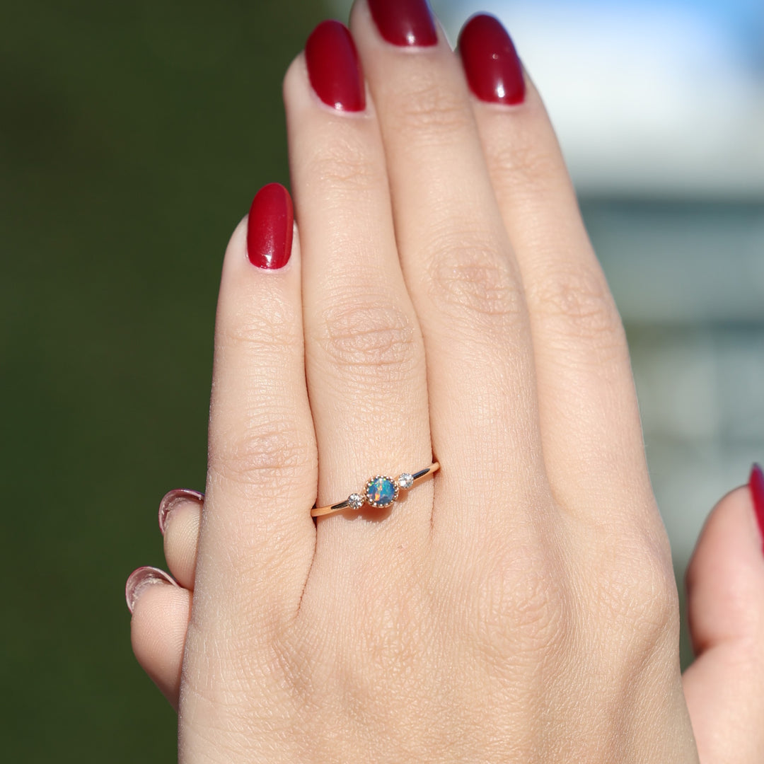 Sabina Opal Doublet Yüzük