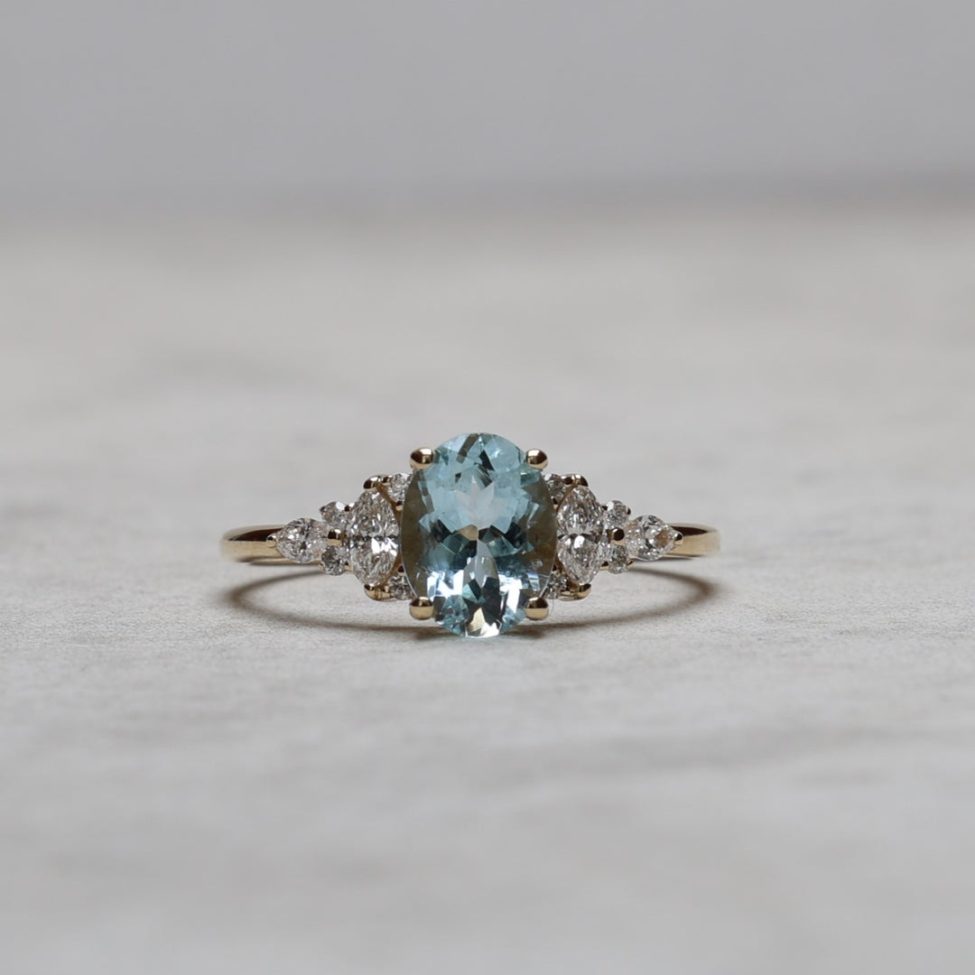 Buse Aquamarine Yüzük