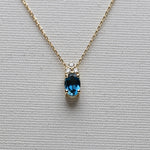 Load image into Gallery viewer, Hera London Blue Topaz Kolye
