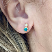 Livia Opal Doublet Küpe